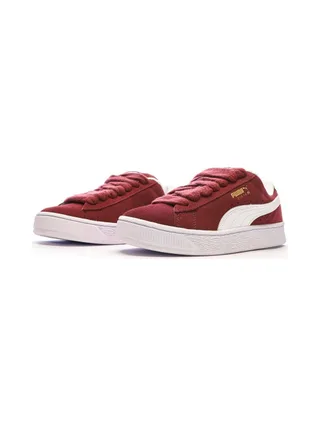 Baskets Rouges Femme Puma Suede XL 6