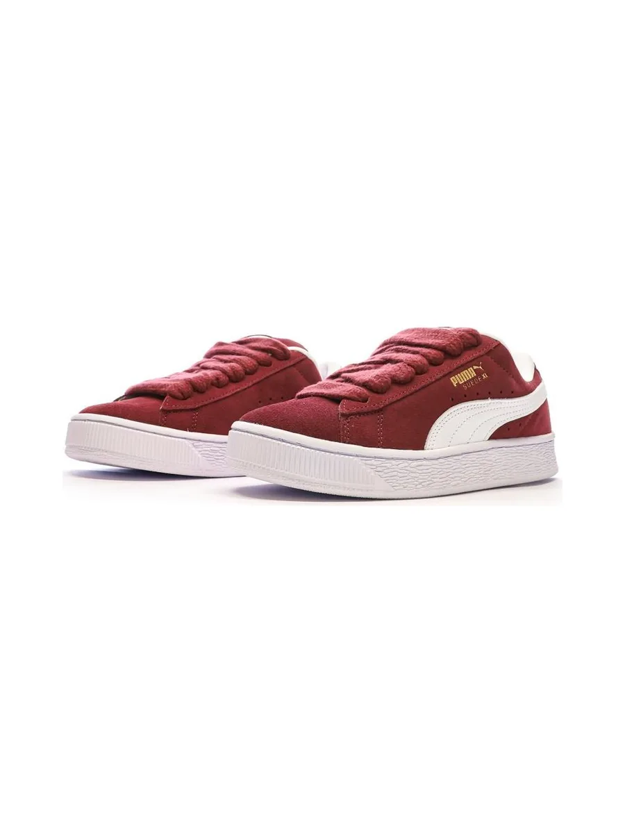 Baskets Rouges Femme Puma Suede XL 7