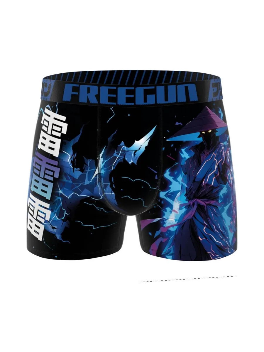 Boxer Noir/Bleu Homme Freegun Chine 2