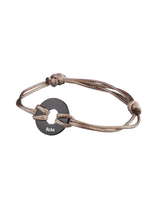 Bracelet Argentine beige 1