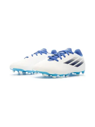 Chaussures de football Blanche/Bleu Garçon Adidas X Speedflow.4 Fxg J 6