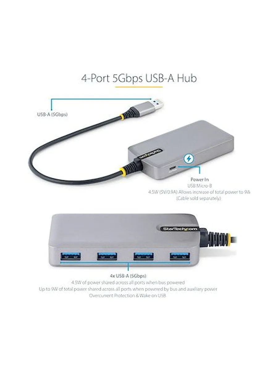 StarTech.com 5G4AB-USB-A-HUB interface hub 7