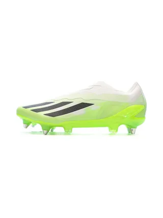 Chaussures de Foot Blanc/Jaune Adidas X Crazyfast.1 Ll SG 1