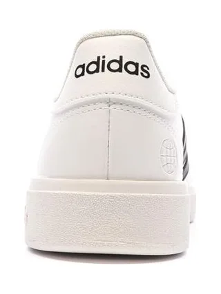Baskets Blanches/Noires Femme Adidas Grand Court Base 2.0 3