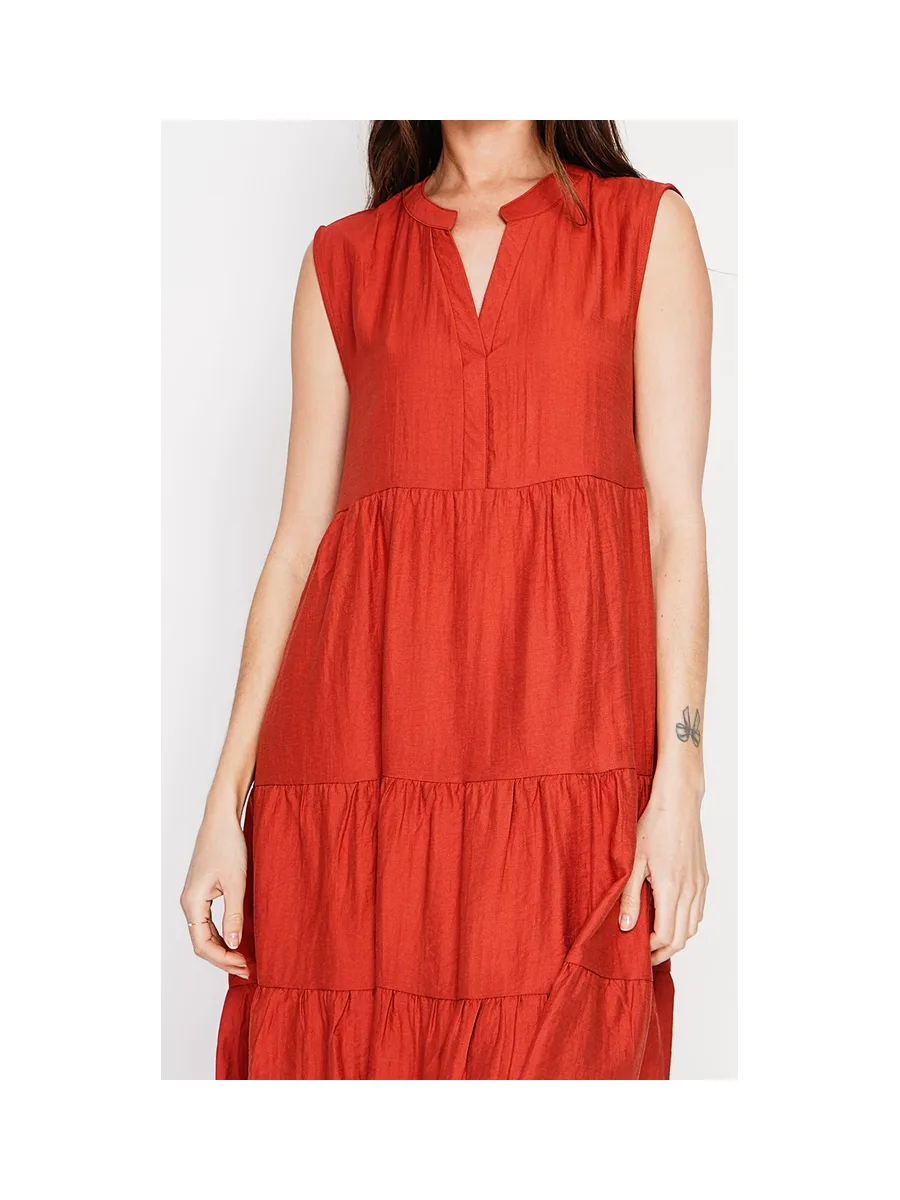 Robe col tunisien gaufrée à étages S/M 16