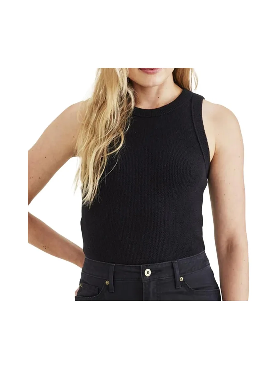 Débardeur Noir Femme Dockers Rib Knit Tank 2