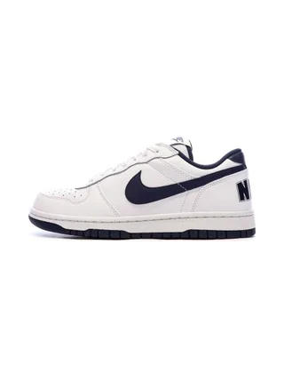 Baskets Blanches/Marines Homme Nike Big Nike Low 1