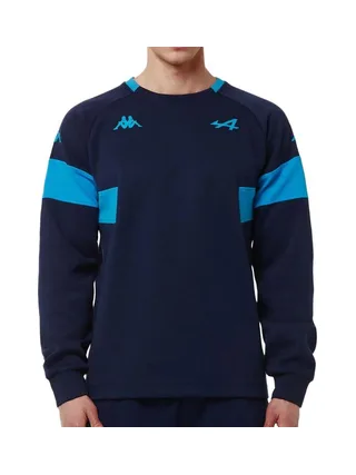 Sweat Marine/Turquoise Homme Kappa Adofod Alpine F1 371R75W 1