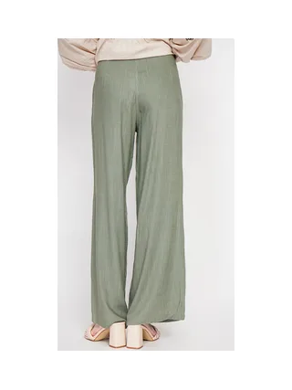Pantalon ample Taille élastique à l'arrière avec poche plaquée 5