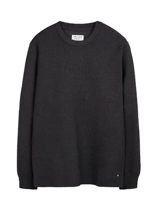 Pull Noir Homme Teddy Smith Drystan 1