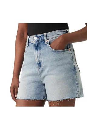 Short Bleu Femme Tommy Hilfiger Mom 1