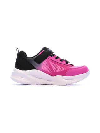 Baskets Roses/Noires Fille Skechers Sola Glow01 2