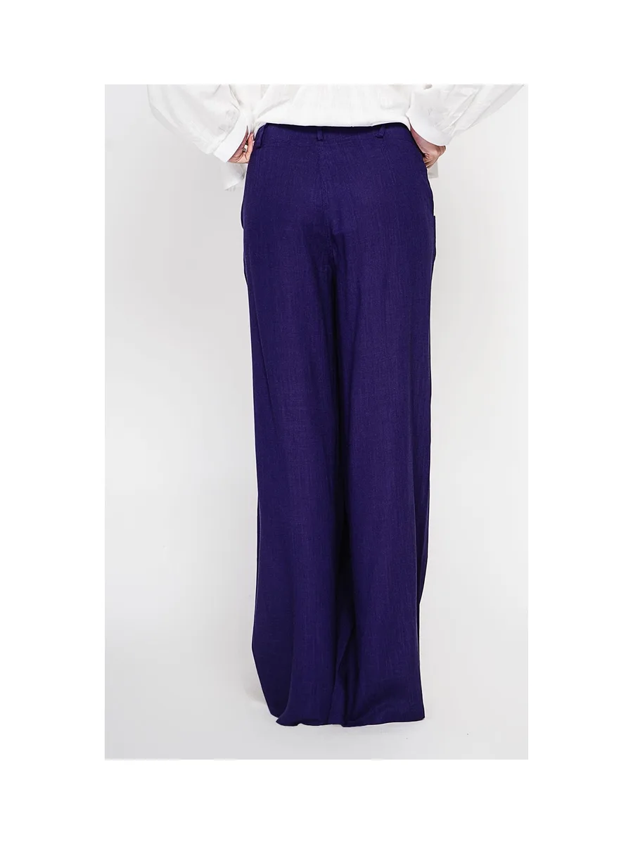 Pantalon ample Taille élastique à l'arrière avec poche plaquée 10