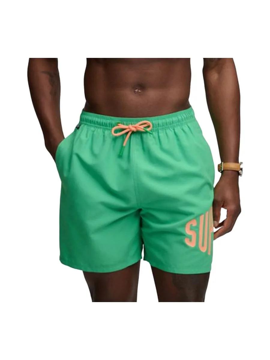 Maillot de bain Vert/Pêche Homme Superdry Swim 2