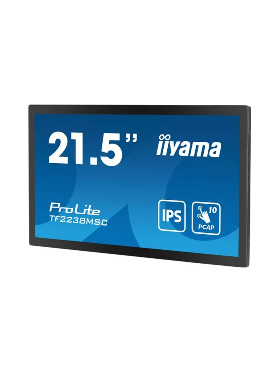 21.5" Bonded PCAP Bezel Free 10P Touch w 6