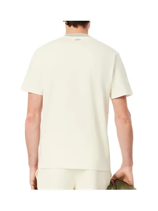 T-Shirt Blanc Homme Lacoste TH0124 2