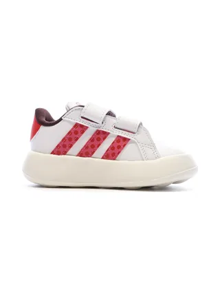 Baskets Blanches/Rouges Fille Adidas Grand Court Minnies 2