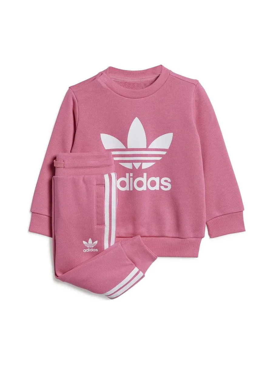 Survêtement Rose Fille Adidas Crew Sweatshirt 1