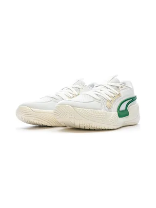 Chaussures de Basketball Blanc/Vert Homme Puma Court Rider 6