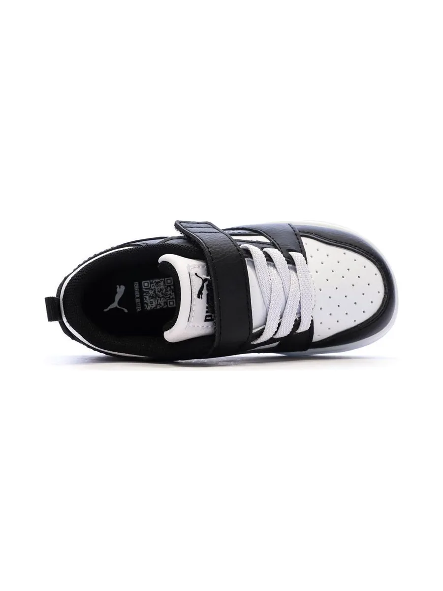 Baskets Noires/Blanches Garçon Puma Rebounds 5