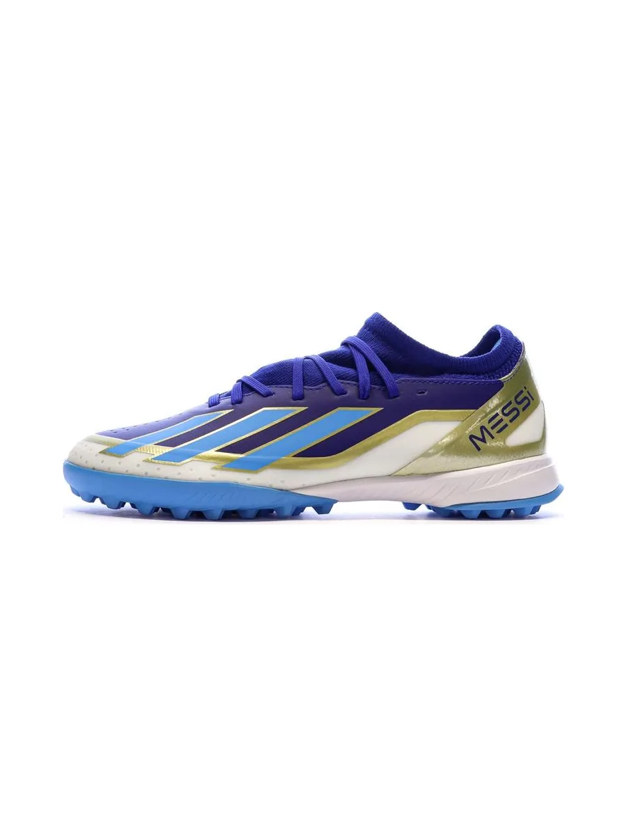 Chaussures de Foot Bleues Homme Adidas X Crazyfast League TF Messi 2