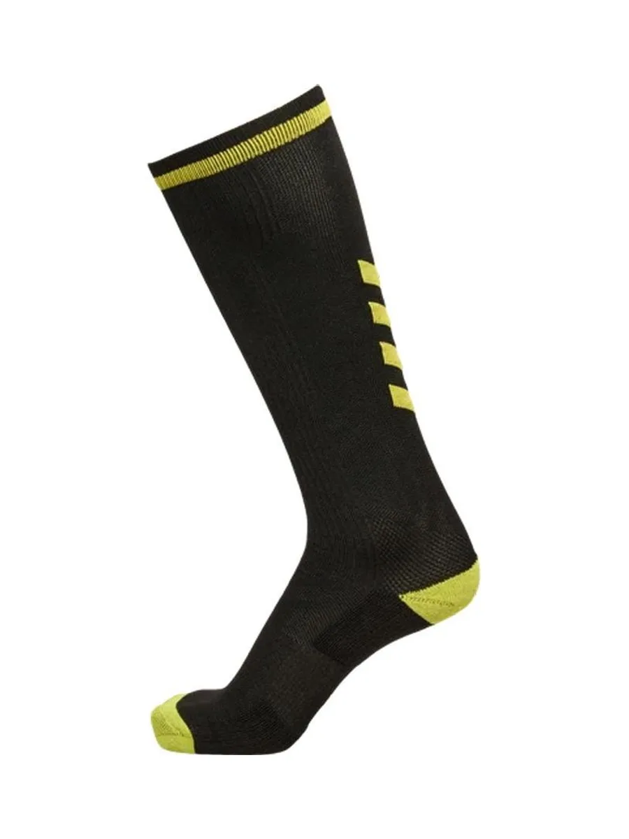 Paire de Chaussettes Noire/Jaune Homme Hummel Elite Indoor 2