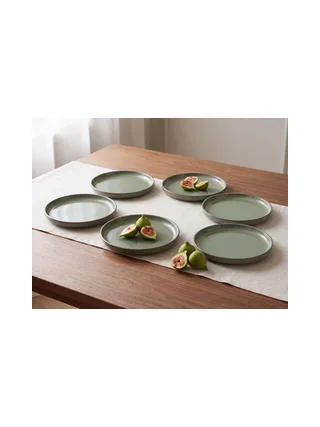 Assiette Ø21cm - 6 pièces - collection REED - Forest 2