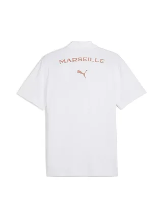 OM Polo Blanc Homme Puma 2