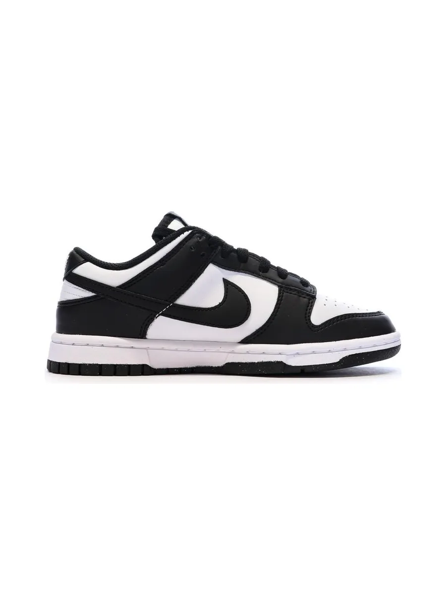 Dunk Low Baskets Blanches/Noires Femme Nike 2