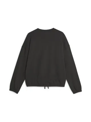 Sweat Noir Femme Puma Downtown Oversized 2