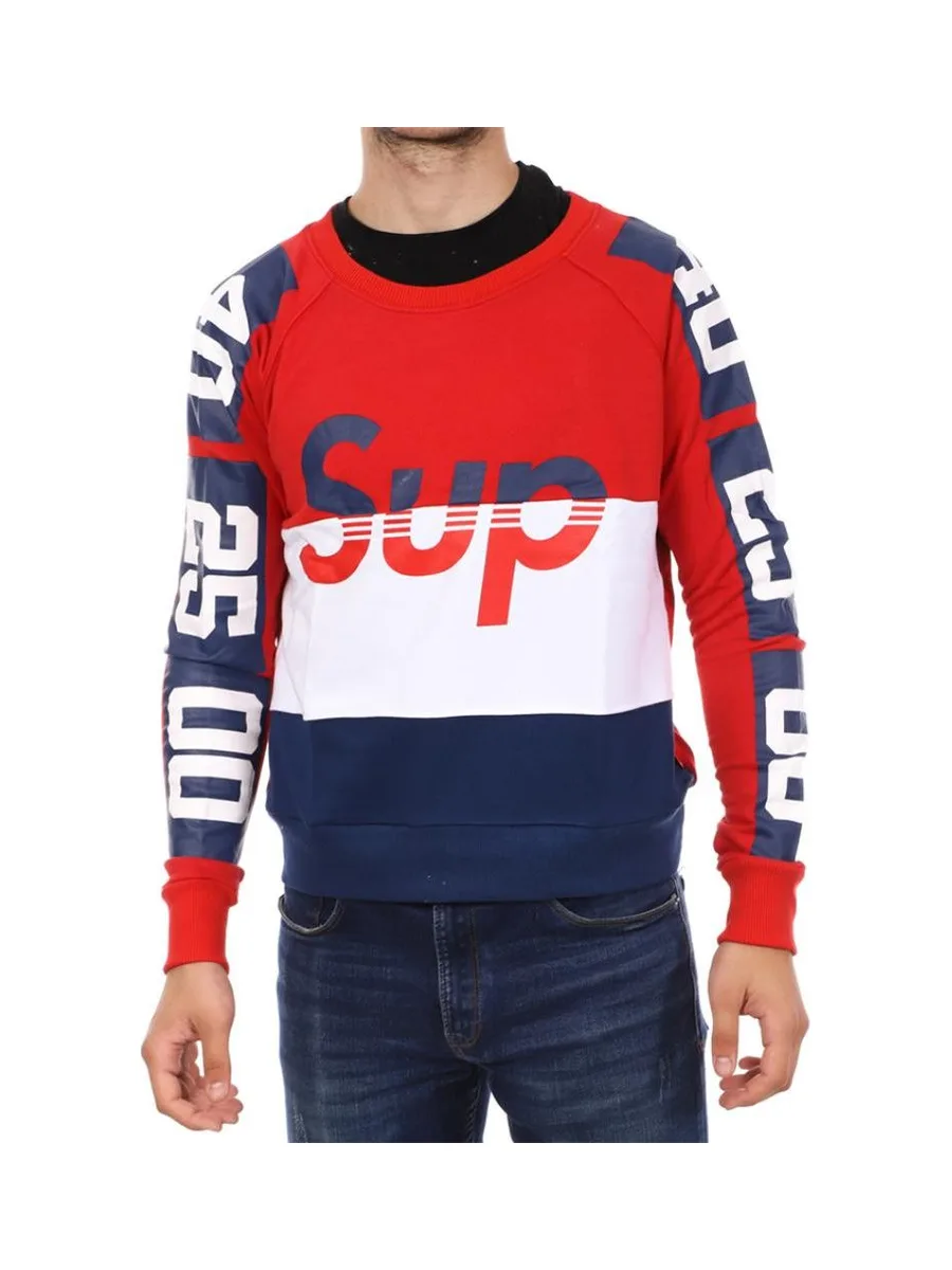 Sweat Rouge/Blanc/Bleu Homme Supreme Grip Ball 2