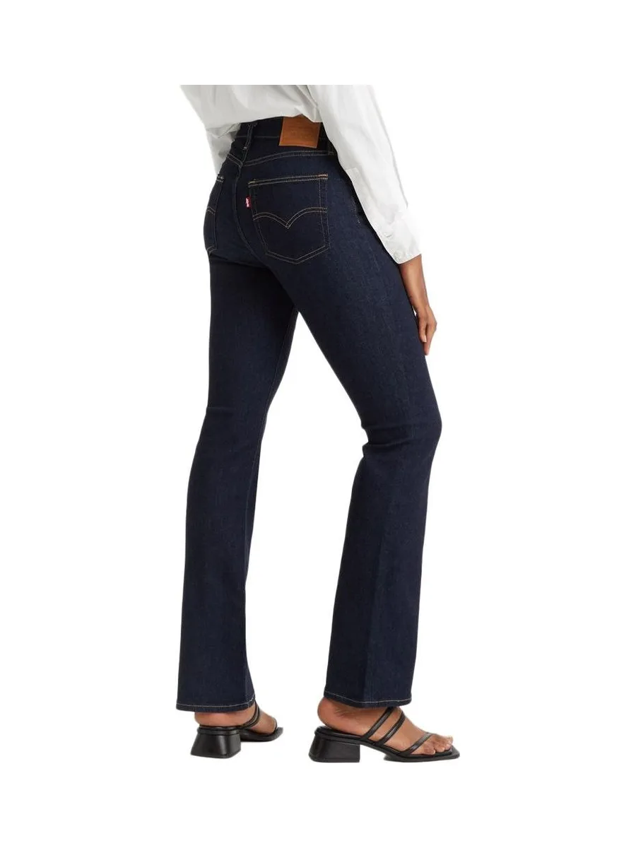 Jean 725 Bleu Brut Femme Levi's High Rise Bootcut 3