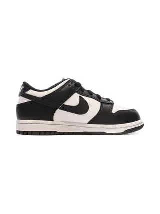 Baskets Blanches/Noires Garçon Nike Dunk Low 2