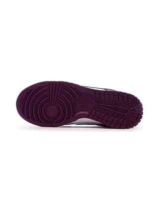 Dunk Low Baskets Blanches/Violettes Homme Nike 5
