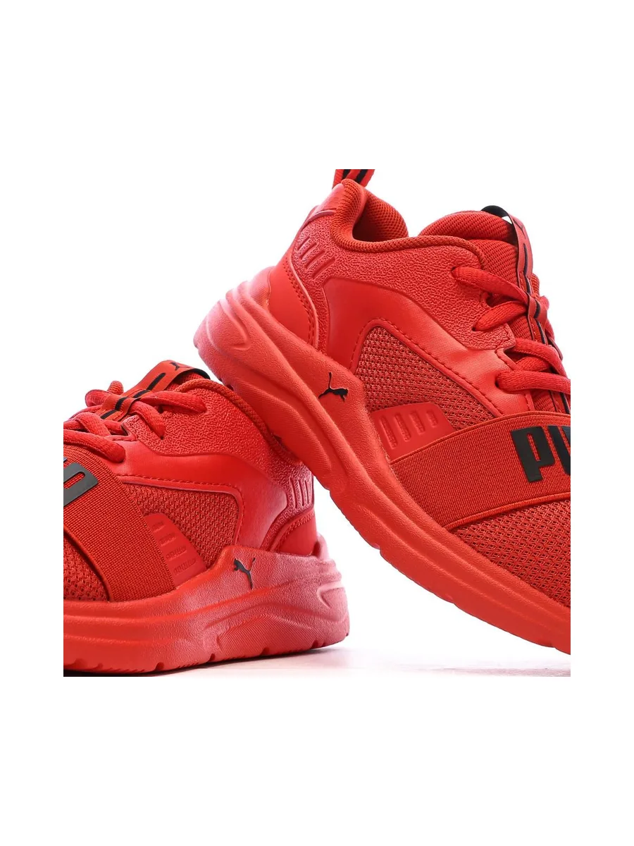Baskets Rouges Garçon Puma Soft Wired 2 8