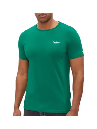 T-shirt Vert Homme Pepe Jeans Original Basic 1