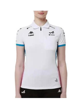 Maillot Blanc/Bleu Femme Kappa Adraw Alpine F1 321U87W 1