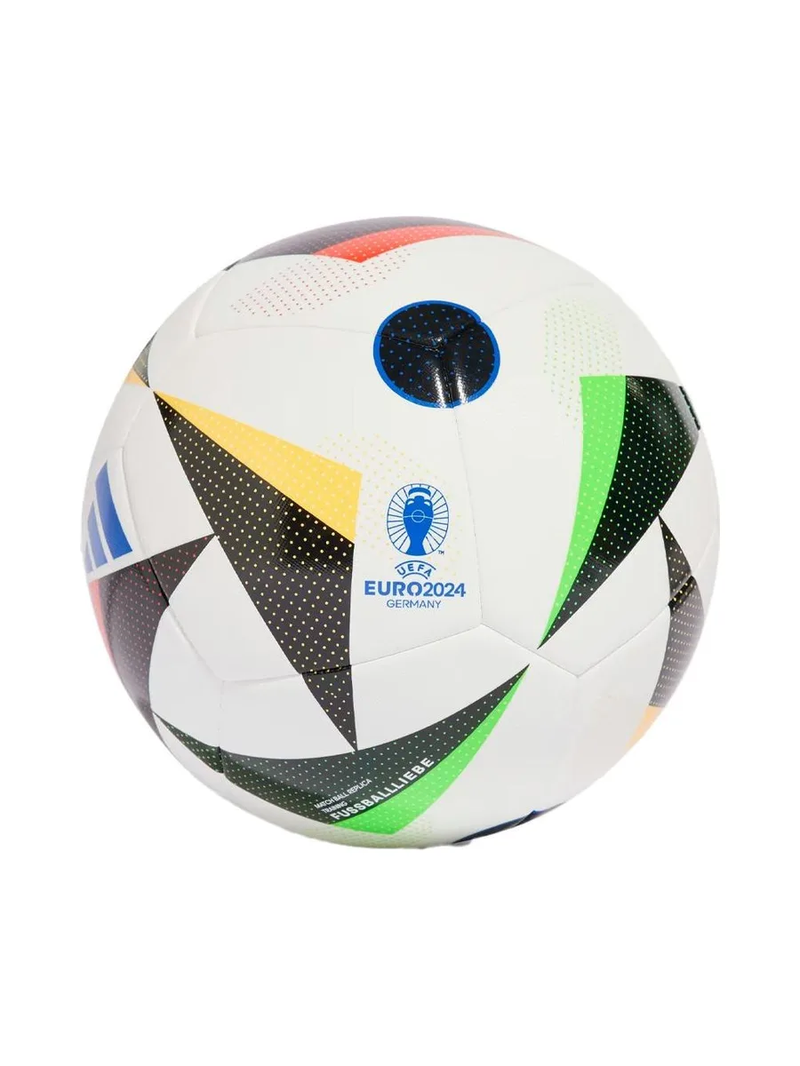 Ballon de Foot Blanc Adidas Euro24 TRN - Taille 2