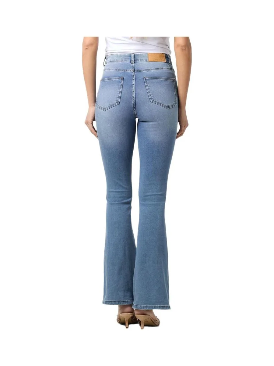 Jean Droit Bleu Femme Noisy May Sallie 3