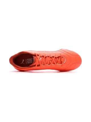 Chaussures de Foot Orange Fluo Homme Puma King Pro FG/AG 4