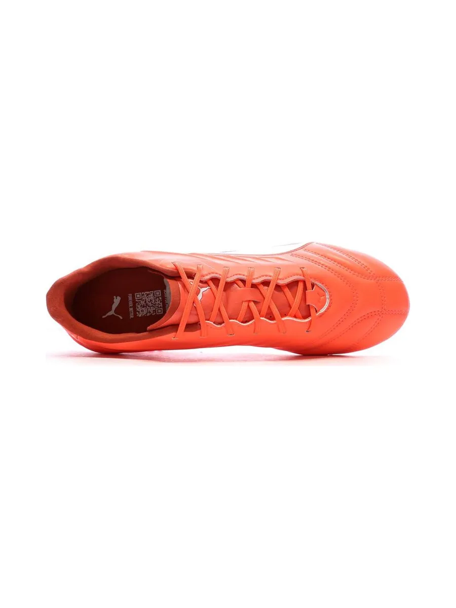 Chaussures de Foot Orange Fluo Homme Puma King Pro FG/AG 5