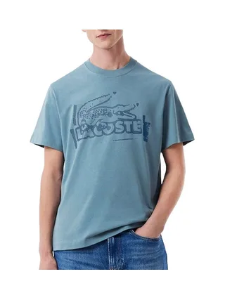T-shirt Bleu Homme Lacoste TH0284 1