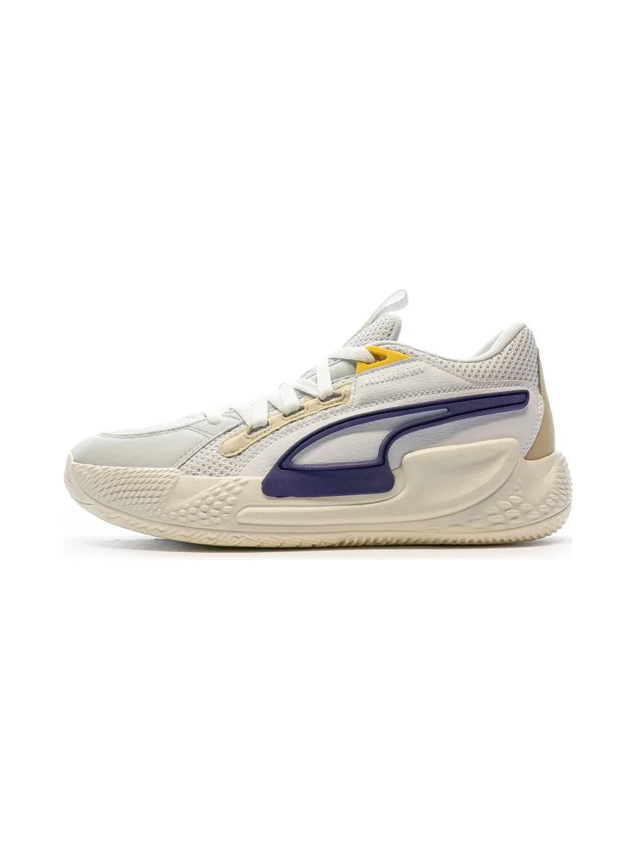 Chaussures de Basketball Homme Blanc Puma Court Rider 2