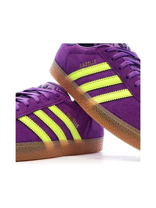 Baskets Violettes/Jaunes Enfant Adidas Gazelle 7