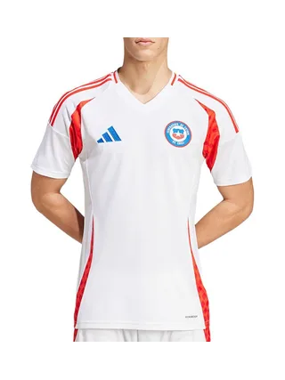 Chili Maillot de Football Extérieur Blanc/Rouge/Bleu Junior Adidas 2024-2025 1