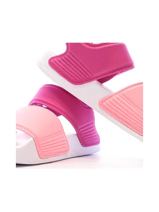Sandales Roses/Blanches Fille Adidas Adilette K 3