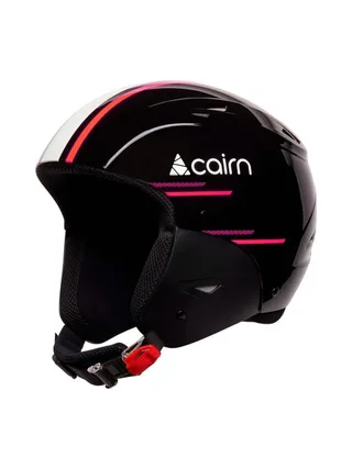 Casque de Ski Noir Femme Cairn Racing Pro Black Neon Pink 1