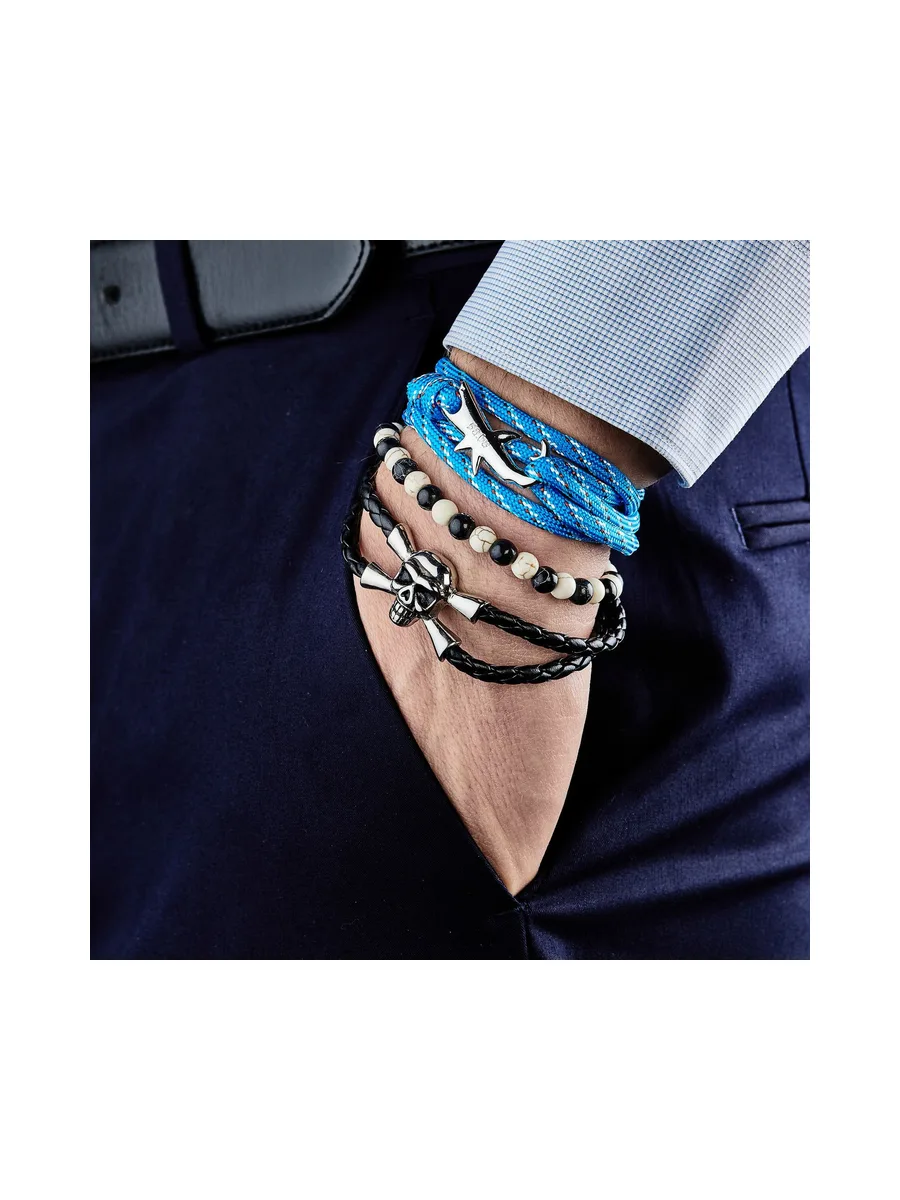 Bracelet Kléber bleu 2