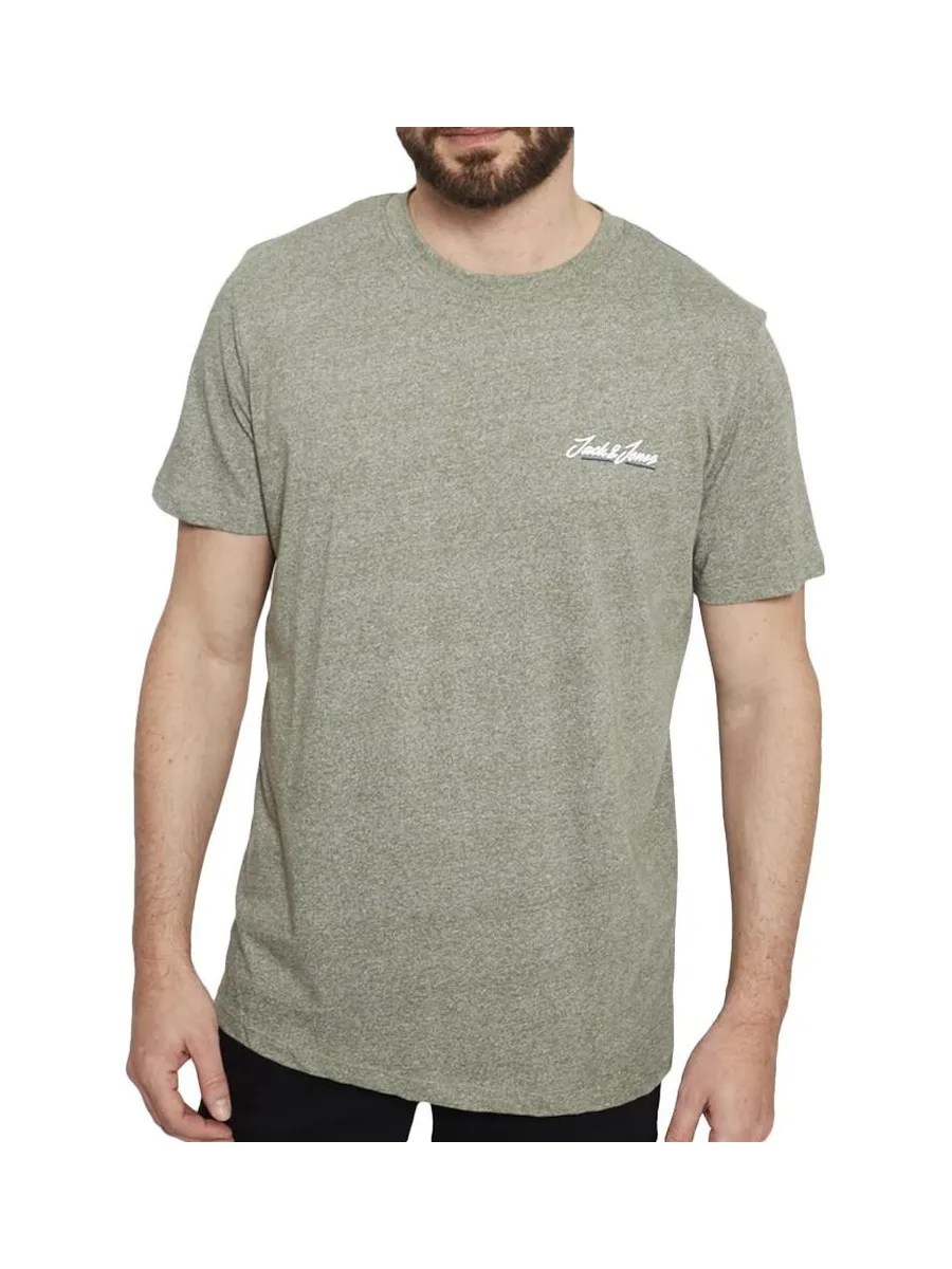 T-shirt Kaki Homme Jack & Jones Htons 2