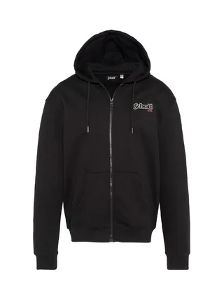 Sweat Zippé Noir Homme Schott SWHSAM 1
